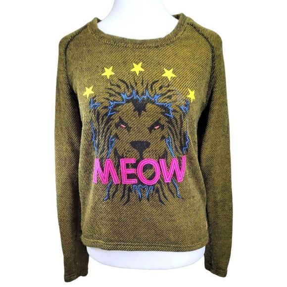 Numph Graphic Lion Pullover Sweater - Picture 4 of 6